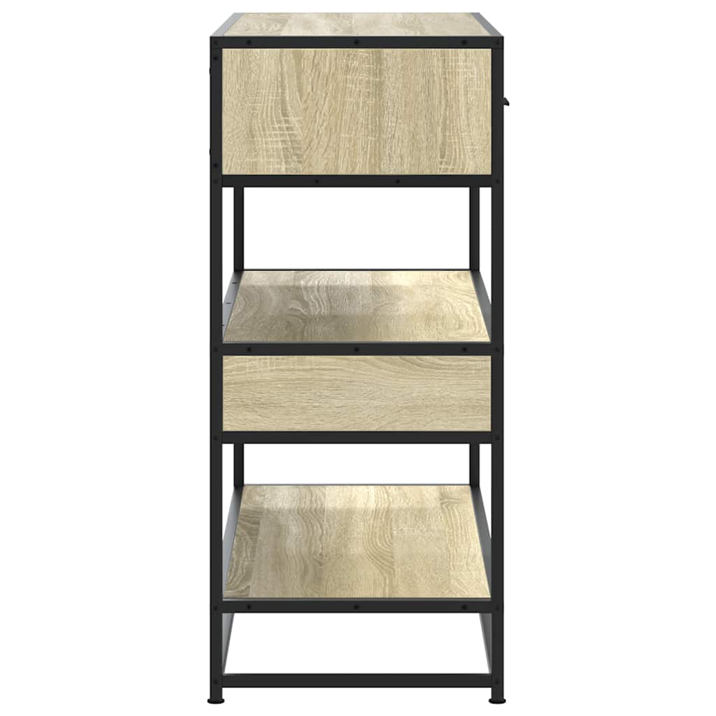 vidaXL Măsuță consolă, stejar sonoma, 90x35x80 cm, lemn prelucrat vidaXL Măsuță consolă, stejar sonoma, 90x35x80 cm, lemn prelucrat
