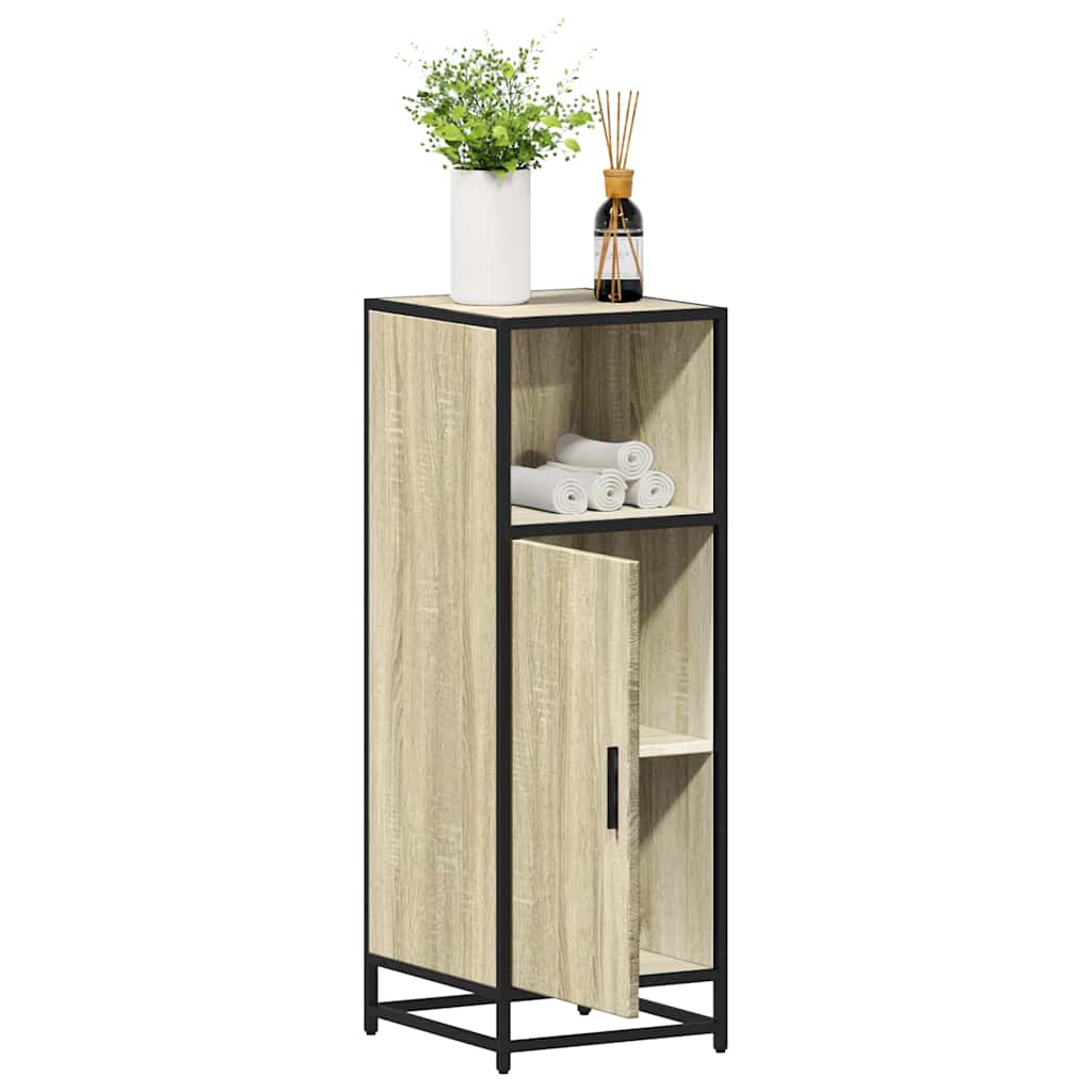 vidaXL Dulap de baie, stejar sonoma, 35x37,5x100 cm, lemn prelucrat vidaXL Dulap de baie, stejar sonoma, 35x37,5x100 cm, lemn prelucrat