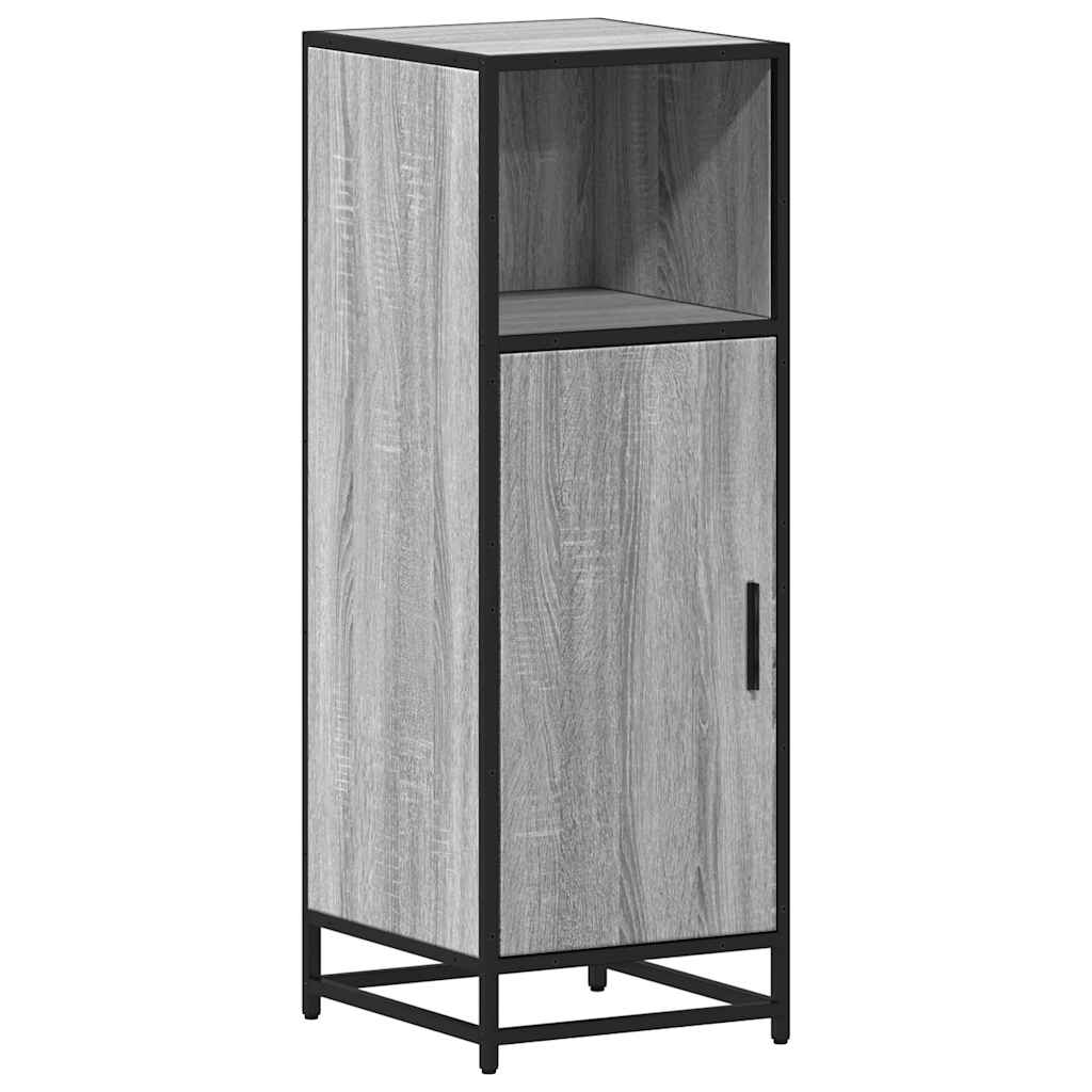 vidaXL Dulap de baie, gri sonoma, 65x33x60 cm, lemn prelucrat