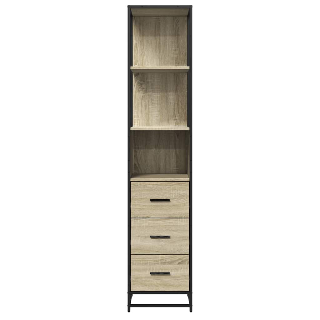 vidaXL Dulap de baie, stejar sonoma, 35x37,5x166 cm, lemn prelucrat vidaXL Dulap de baie, stejar sonoma, 35x37,5x166 cm, lemn prelucrat
