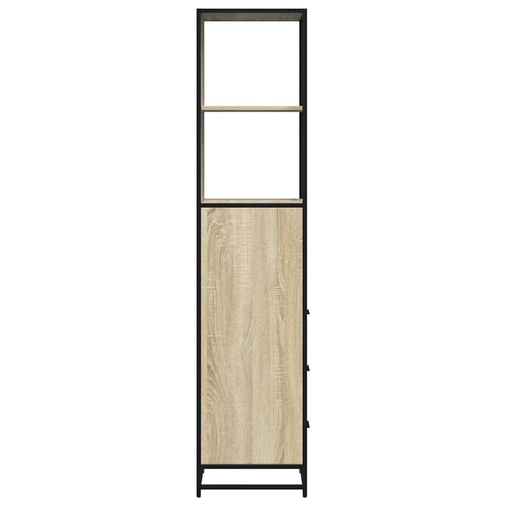 vidaXL Dulap de baie, stejar sonoma, 35x37,5x166 cm, lemn prelucrat vidaXL Dulap de baie, stejar sonoma, 35x37,5x166 cm, lemn prelucrat