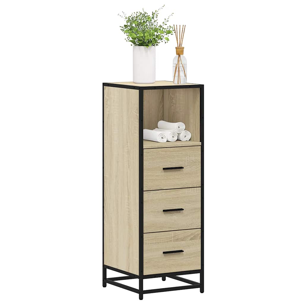 vidaXL Dulap de baie stejar Sonoma 35x37,5x100 cm lemn prelucrat vidaXL Dulap de baie stejar Sonoma 35x37,5x100 cm lemn prelucrat