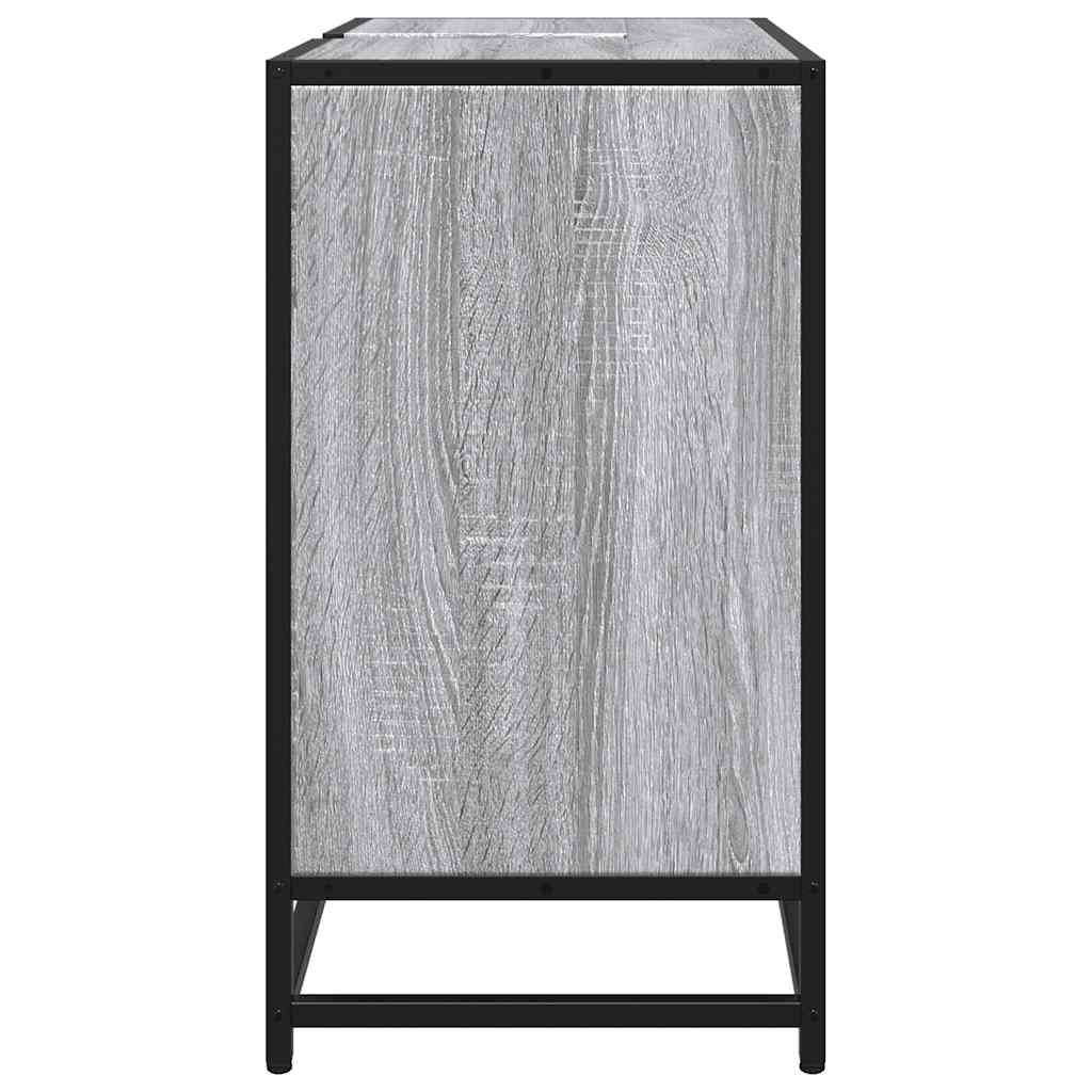 vidaXL Dulap pentru chiuvetă de baie gri Sonoma 65x33x60 cm lemn vidaXL Dulap pentru chiuvetă de baie gri Sonoma 65x33x60 cm lemn