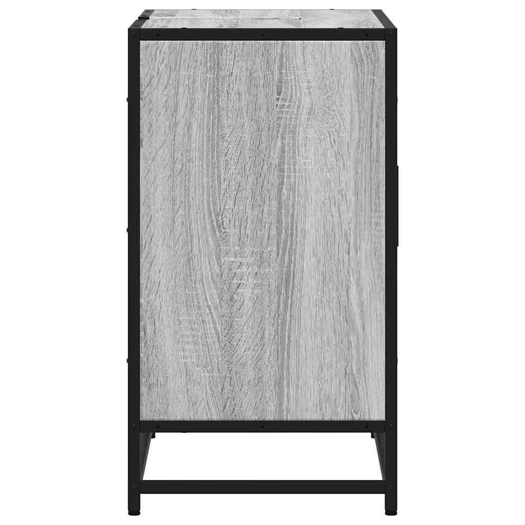 vidaXL Dulap pentru chiuvetă de baie gri Sonoma 65x33x60 cm lemn vidaXL Dulap pentru chiuvetă de baie gri Sonoma 65x33x60 cm lemn