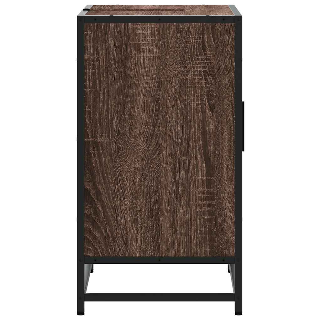 vidaXL Dulap pentru chiuvetă de baie stejar maro 65x33x60 cm lemn vidaXL Dulap pentru chiuvetă de baie stejar maro 65x33x60 cm lemn