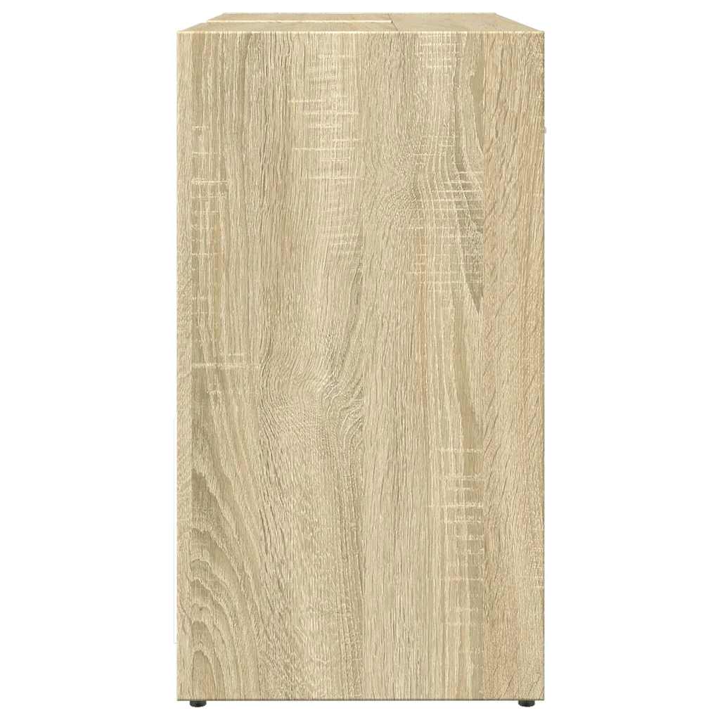 vidaXL Dulap chiuvetă baie, stejar sonoma, 60x33x60 cm, lemn prelucrat vidaXL Dulap chiuvetă baie, stejar sonoma, 60x33x60 cm, lemn prelucrat