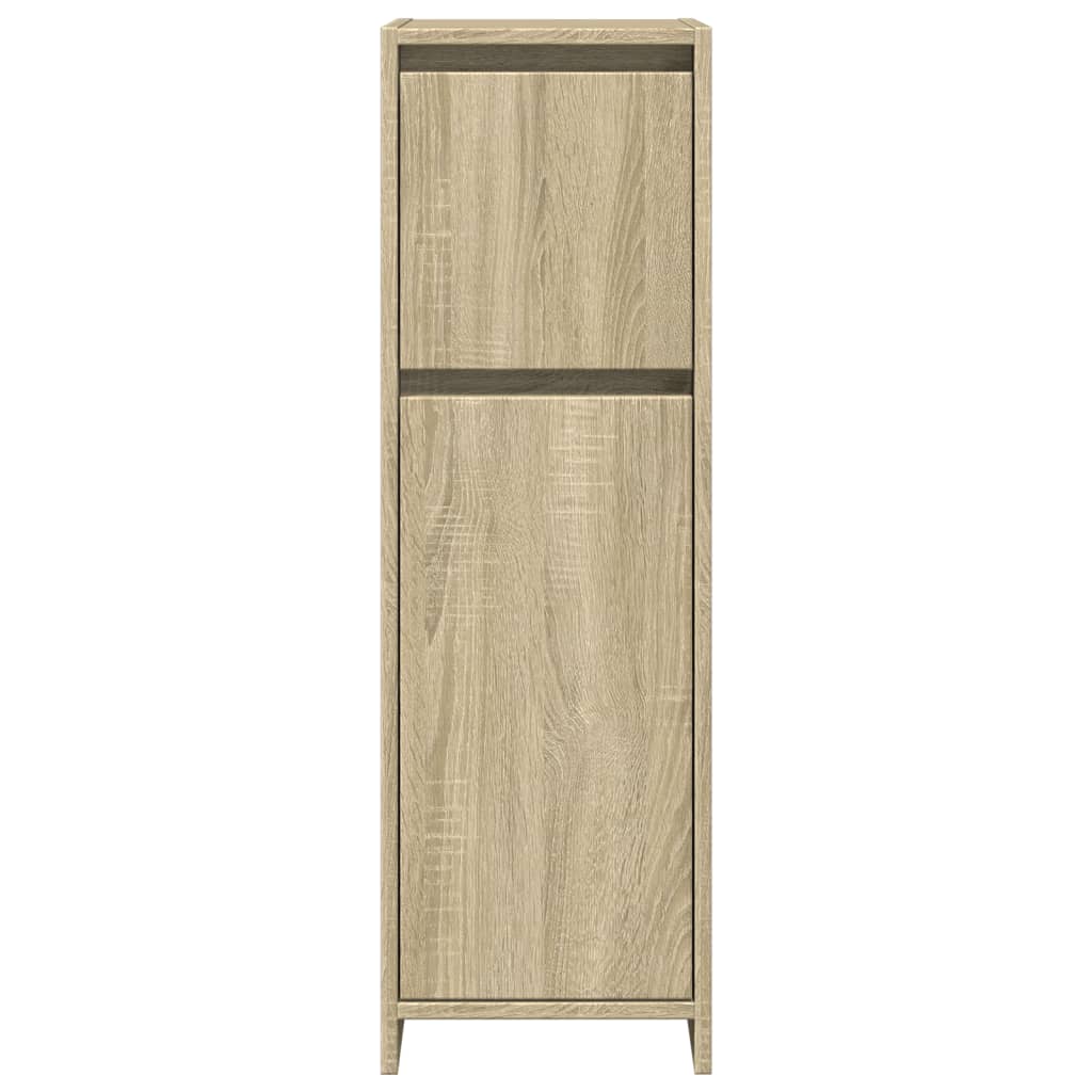 vidaXL Dulap de baie, stejar Sonoma, 30 x 30 x 95 cm, PAL
