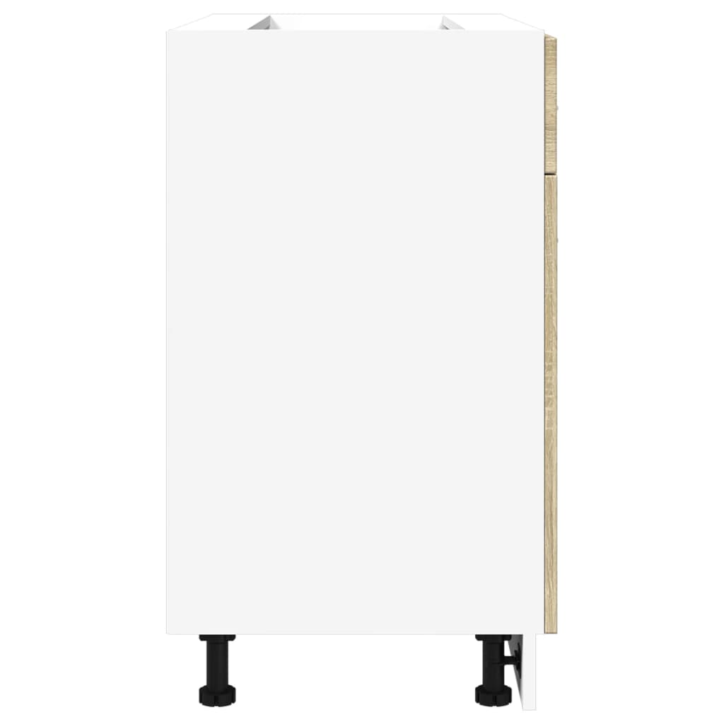 vidaXL Dulap inferior cu sertar “Lyon”, stejar Sonoma, 80x46x81,5 cm