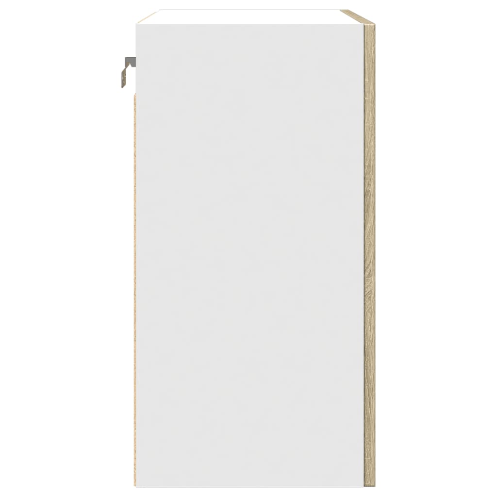vidaXL Dulap montat pe perete “Lyon” stejar sonoma 50x31x60 cm