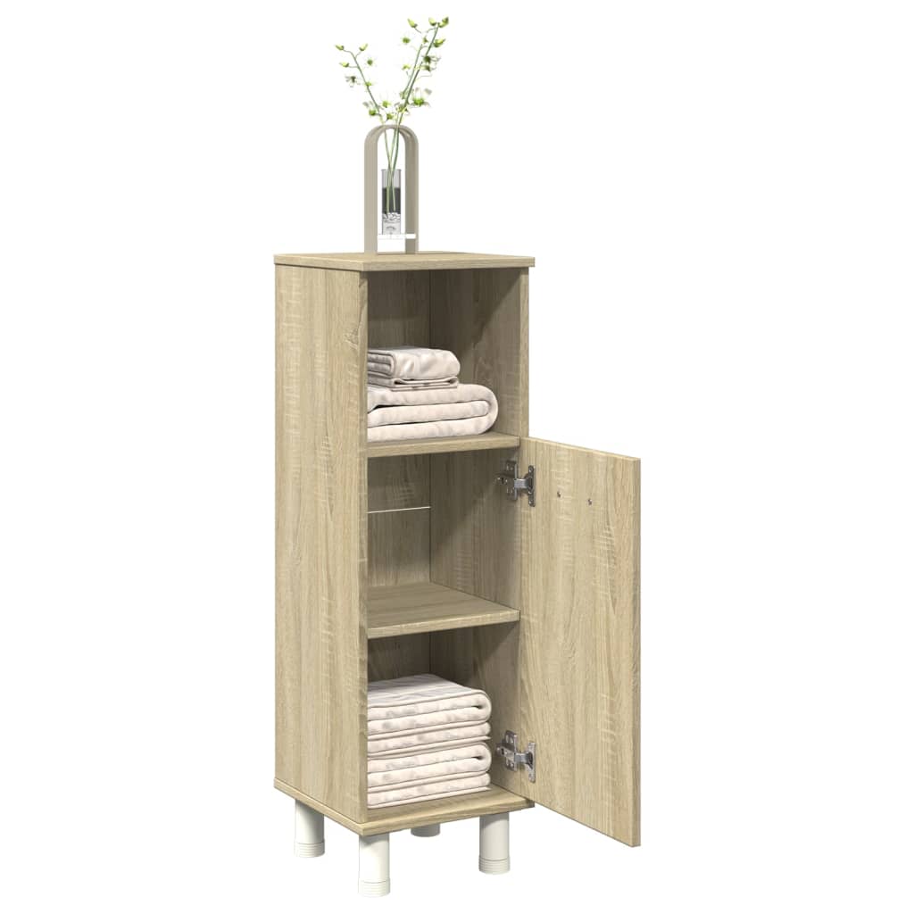vidaXL Dulap de baie, stejar sonoma, 30,5x30x95 cm, lemn prelucrat vidaXL Dulap de baie, stejar sonoma, 30,5x30x95 cm, lemn prelucrat