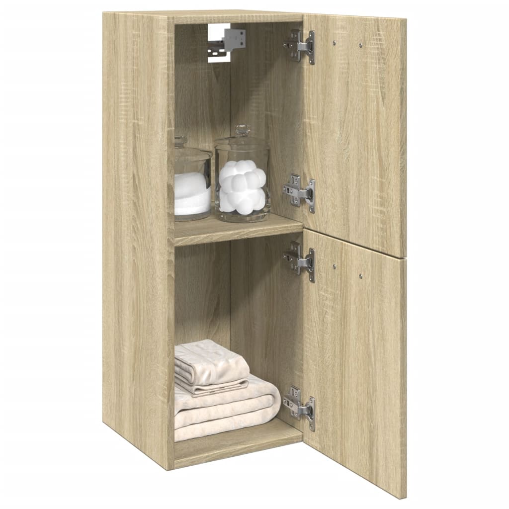 vidaXL Dulap de baie, stejar Sonoma, 30x30x80 cm, PAL vidaXL Dulap de baie, stejar Sonoma, 30x30x80 cm, PAL
