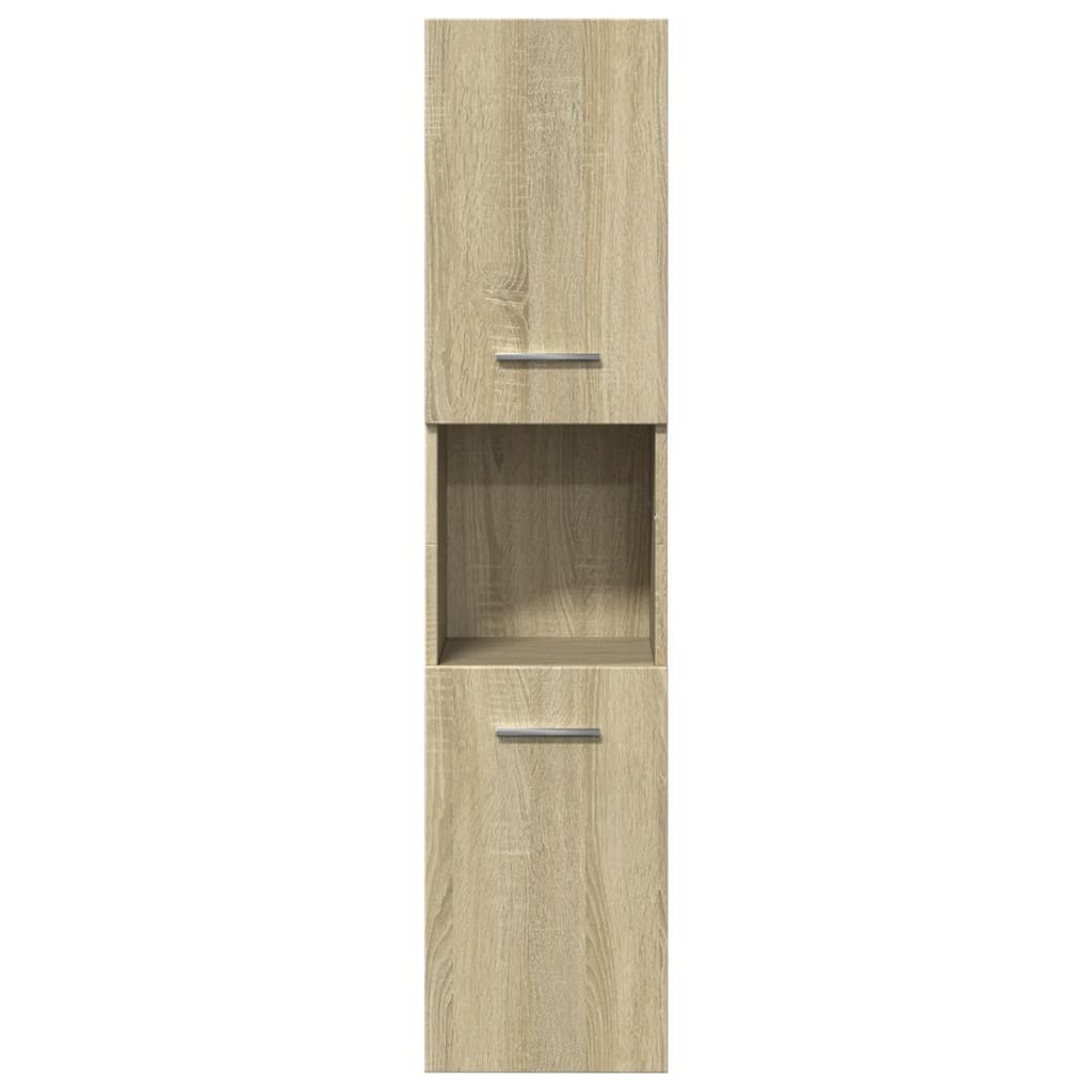 vidaXL Dulap de baie, stejar sonoma, 30x30x130 cm, lemn prelucrat vidaXL Dulap de baie, stejar sonoma, 30x30x130 cm, lemn prelucrat