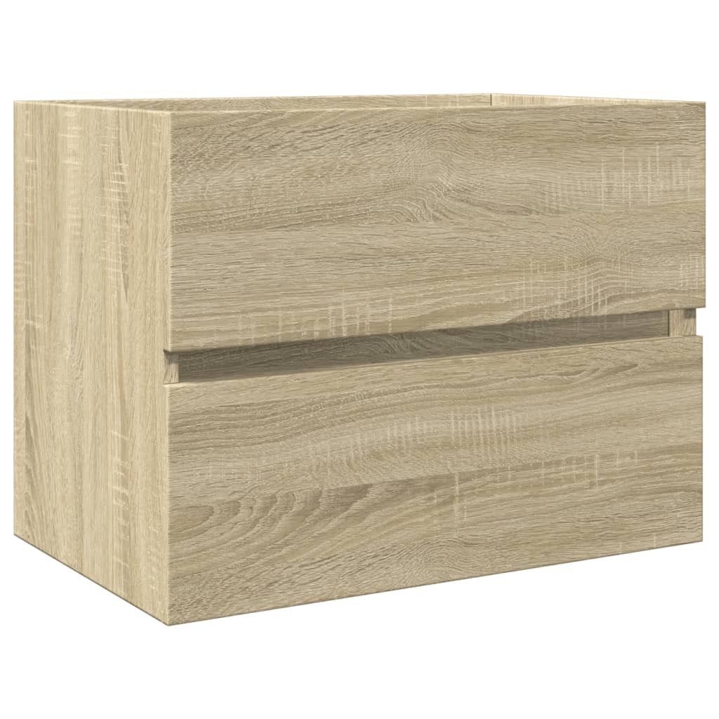 vidaXL Dulap de chiuvetă, stejar sonoma, 60 x 38,5 x 45 cm, PAL vidaXL Dulap de chiuvetă, stejar sonoma, 60 x 38,5 x 45 cm, PAL