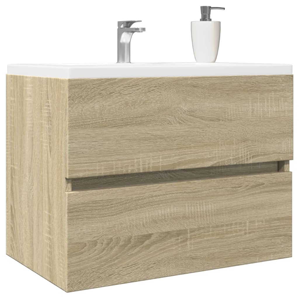 vidaXL Dulap de chiuvetă, stejar sonoma, 60 x 38,5 x 45 cm, PAL vidaXL Dulap de chiuvetă, stejar sonoma, 60 x 38,5 x 45 cm, PAL