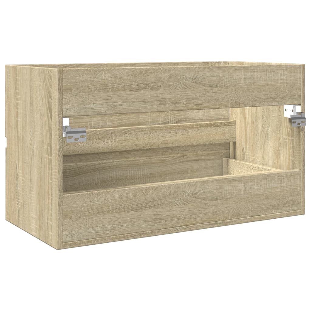 vidaXL Dulap de chiuvetă, stejar Sonoma, 80x38,5x45 cm, PAL vidaXL Dulap de chiuvetă, stejar Sonoma, 80x38,5x45 cm, PAL