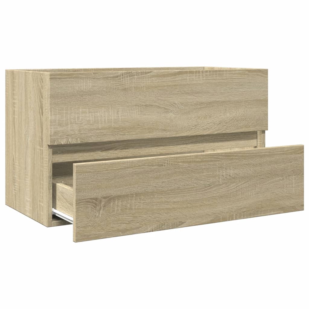 vidaXL Dulap de chiuvetă, stejar Sonoma, 80x38,5x45 cm, PAL vidaXL Dulap de chiuvetă, stejar Sonoma, 80x38,5x45 cm, PAL