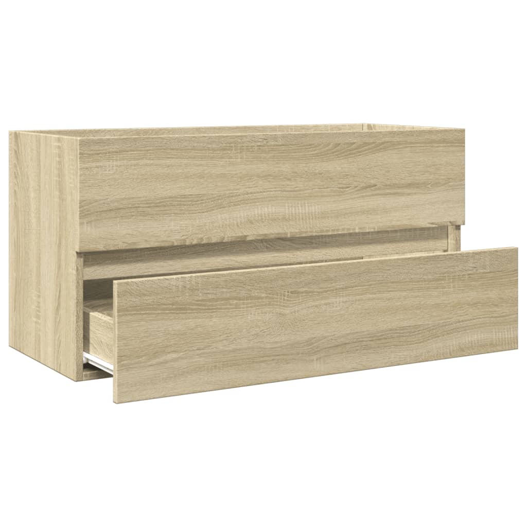 vidaXL Dulap de chiuvetă, stejar sonoma, 90x38,5x45 cm, PAL vidaXL Dulap de chiuvetă, stejar sonoma, 90x38,5x45 cm, PAL