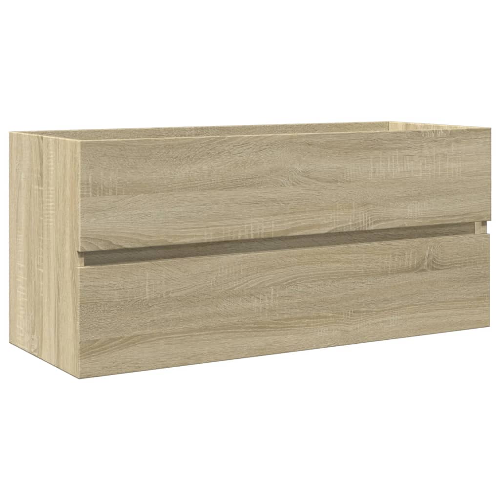 vidaXL Dulap chiuvetă baie stejar sonoma 100x38,5x45 cm lemn prelucrat vidaXL Dulap chiuvetă baie stejar sonoma 100x38,5x45 cm lemn prelucrat