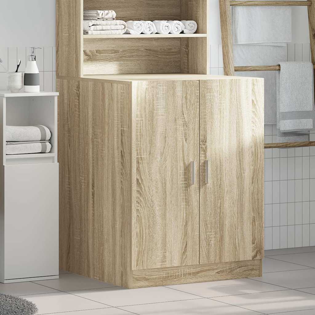 vidaXL Dulap mașină de spălat, stejar sonoma, 70,5x71,5x91,5 cm vidaXL Dulap mașină de spălat, stejar sonoma, 70,5x71,5x91,5 cm