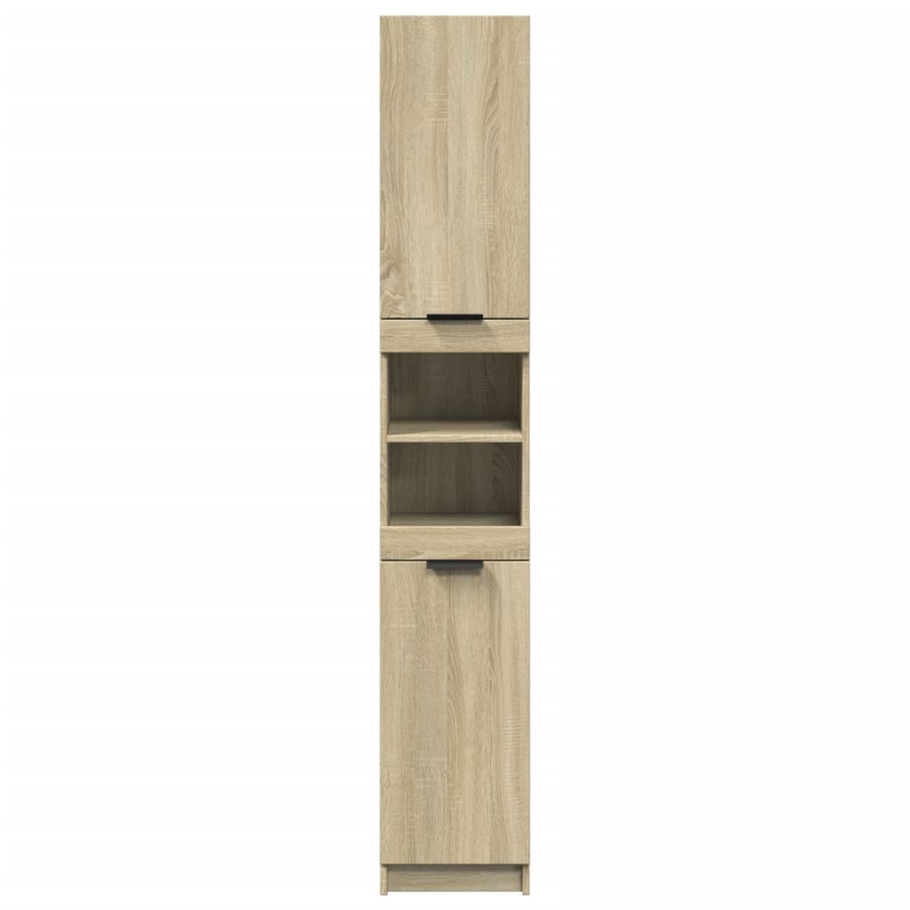 vidaXL Dulap de baie, stejar sonoma, 32x34x188,5 cm, lemn prelucrat vidaXL Dulap de baie, stejar sonoma, 32x34x188,5 cm, lemn prelucrat