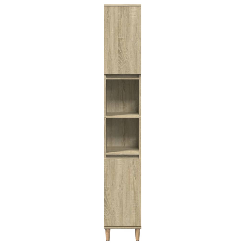vidaXL Dulap de baie, stejar sonoma, 30x30x190 cm, lemn prelucrat vidaXL Dulap de baie, stejar sonoma, 30x30x190 cm, lemn prelucrat