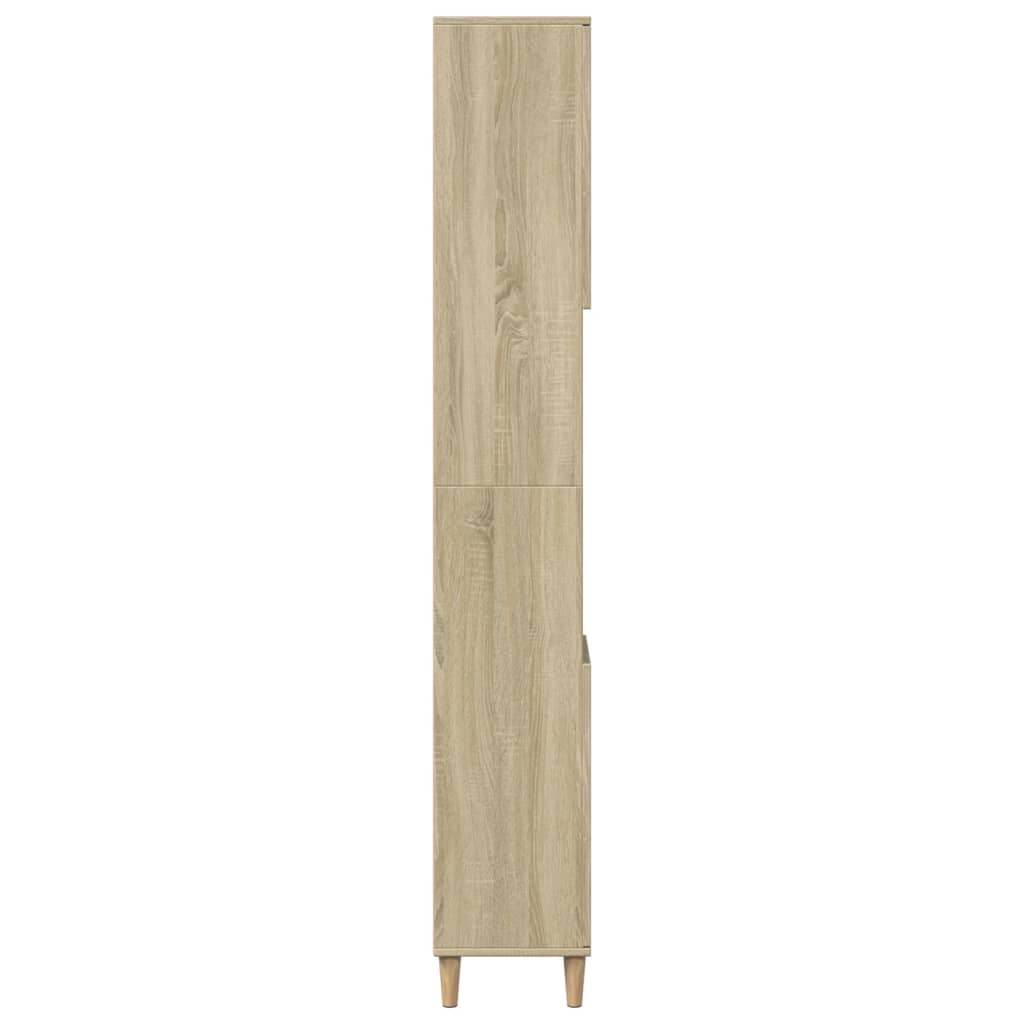 vidaXL Dulap de baie, stejar sonoma, 30x30x190 cm, lemn prelucrat vidaXL Dulap de baie, stejar sonoma, 30x30x190 cm, lemn prelucrat
