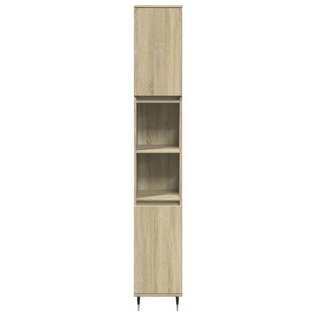 vidaXL Dulap de baie, stejar sonoma, 30x30x190 cm, lemn prelucrat vidaXL Dulap de baie, stejar sonoma, 30x30x190 cm, lemn prelucrat
