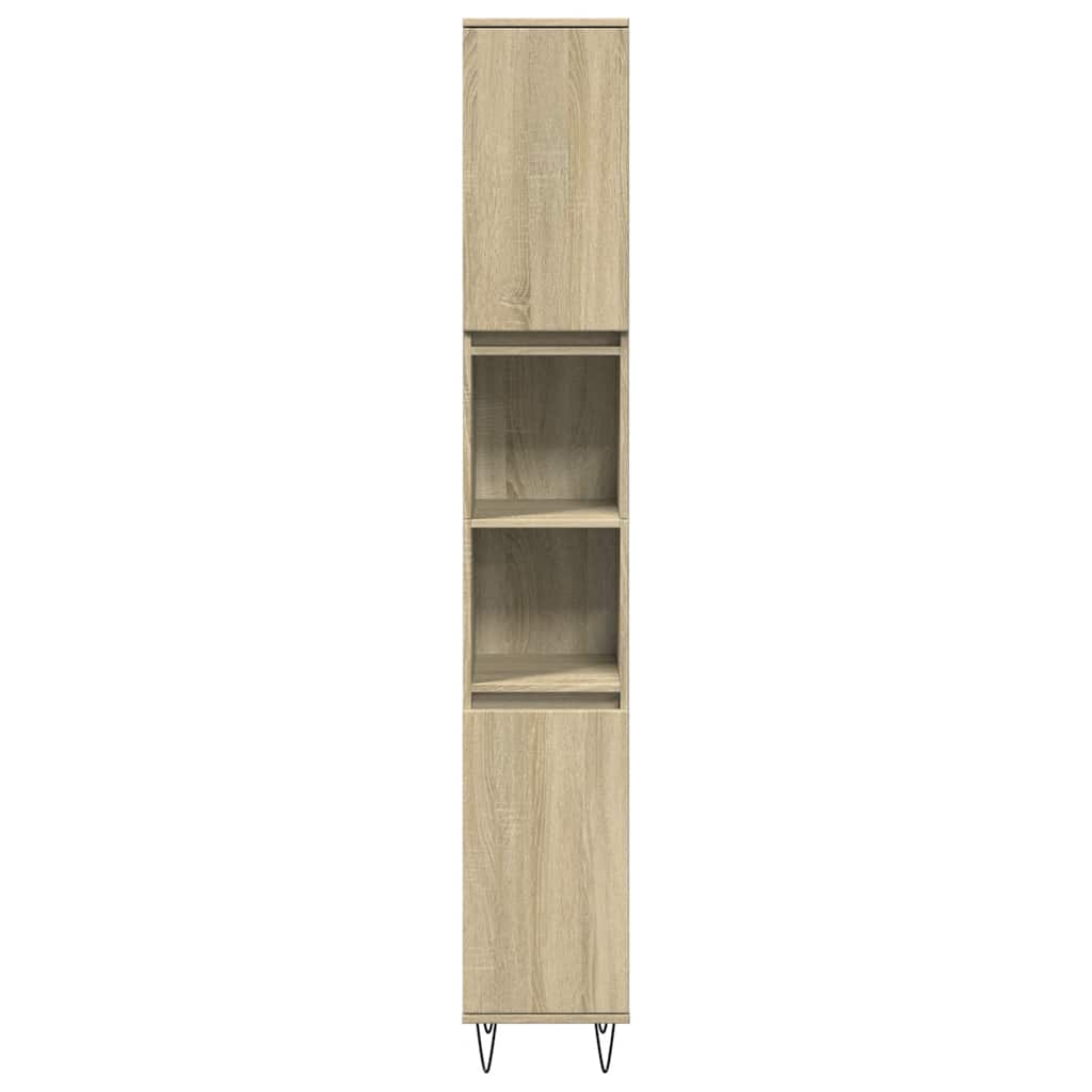 vidaXL Dulap de baie, stejar sonoma, 30x30x190 cm, lemn prelucrat vidaXL Dulap de baie, stejar sonoma, 30x30x190 cm, lemn prelucrat