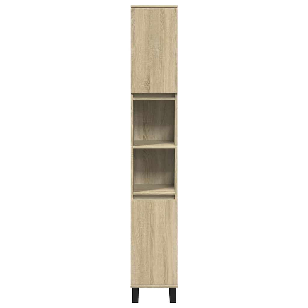 vidaXL Dulap de baie, stejar sonoma, 30x30x190 cm, lemn prelucrat vidaXL Dulap de baie, stejar sonoma, 30x30x190 cm, lemn prelucrat