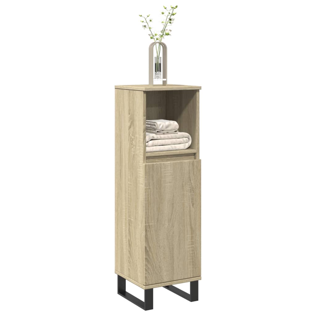 vidaXL Dulap de baie, stejar sonoma, 30x30x100 cm, lemn prelucrat vidaXL Dulap de baie, stejar sonoma, 30x30x100 cm, lemn prelucrat