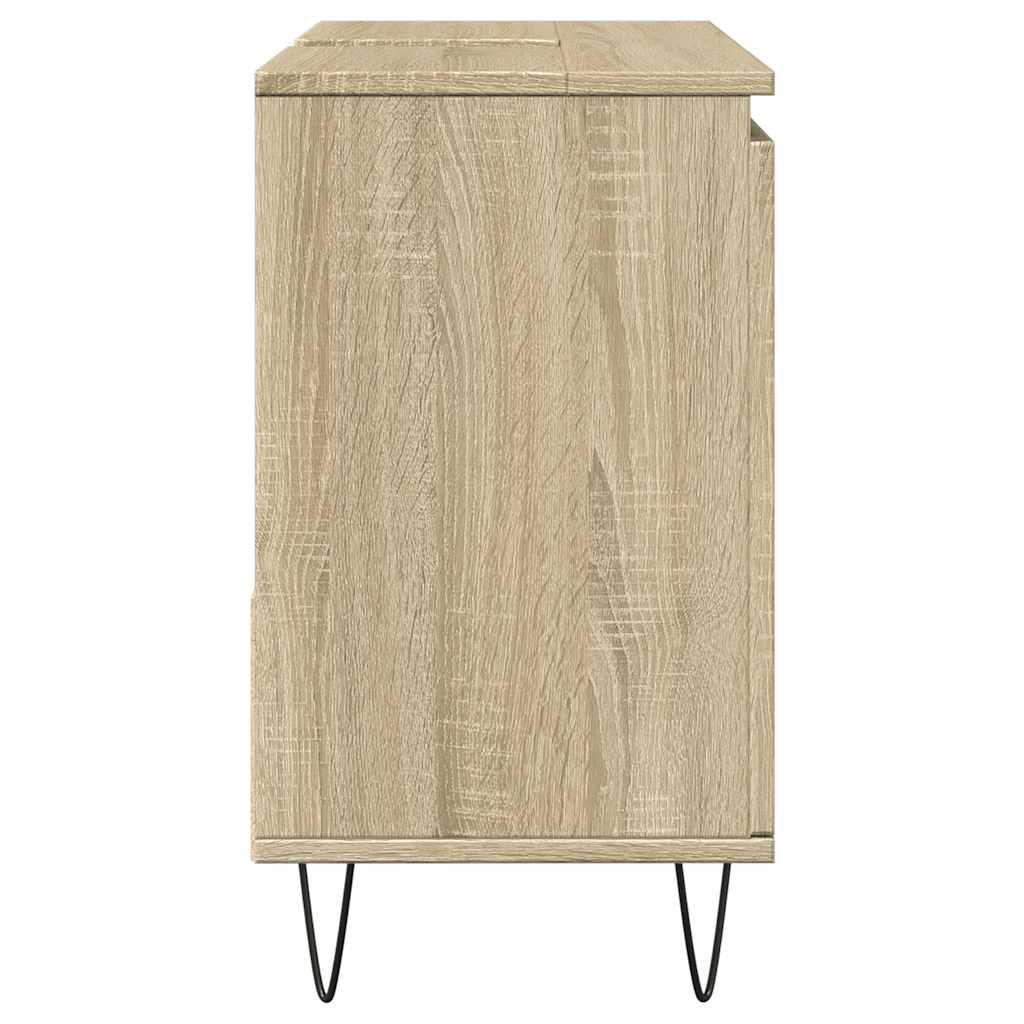 vidaXL Dulap de baie, stejar sonoma, 65x33x60 cm, lemn prelucrat vidaXL Dulap de baie, stejar sonoma, 65x33x60 cm, lemn prelucrat