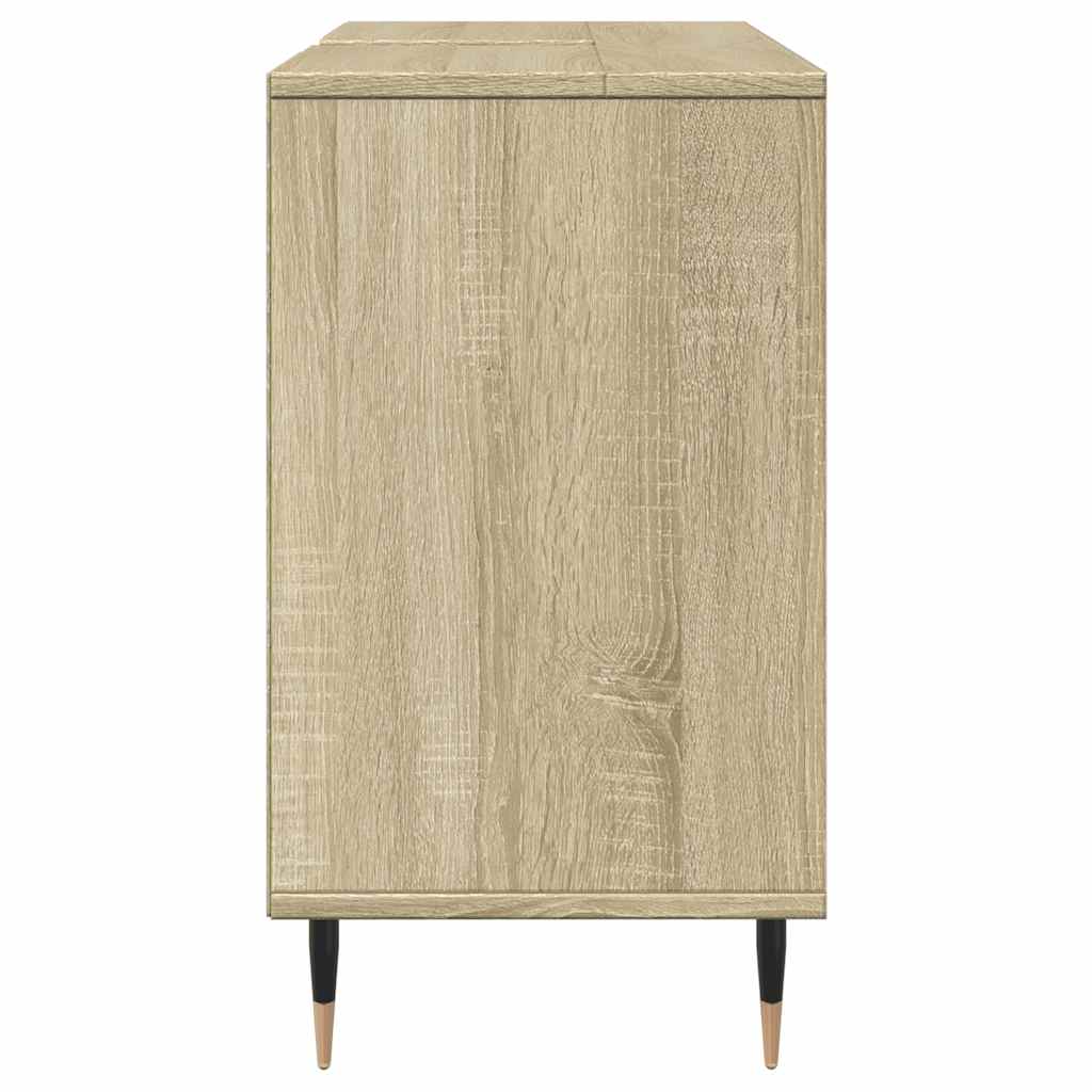 vidaXL Dulap pentru baie, stejar sonoma, 80x33x60 cm, lemn compozit vidaXL Dulap pentru baie, stejar sonoma, 80x33x60 cm, lemn compozit