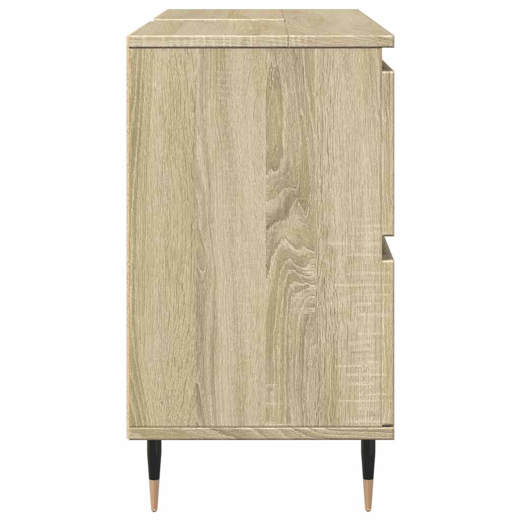 vidaXL Dulap pentru baie, stejar sonoma, 80x33x60 cm, lemn compozit vidaXL Dulap pentru baie, stejar sonoma, 80x33x60 cm, lemn compozit