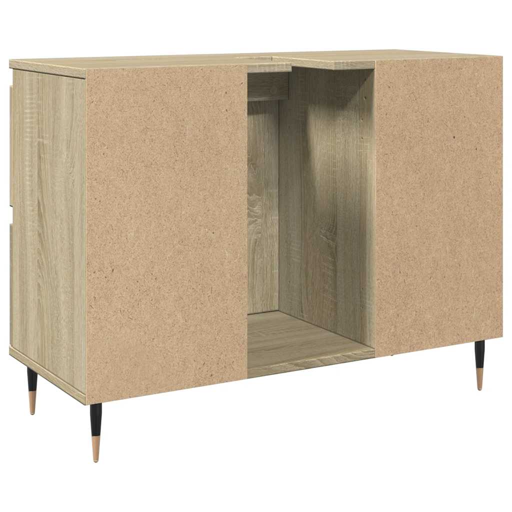 vidaXL Dulap pentru baie, stejar sonoma, 80x33x60 cm, lemn compozit vidaXL Dulap pentru baie, stejar sonoma, 80x33x60 cm, lemn compozit