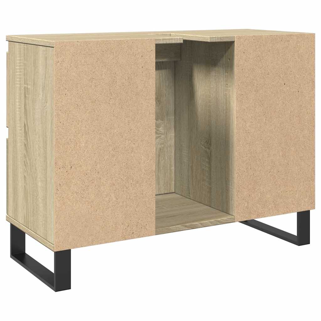 vidaXL Dulap pentru baie, stejar sonoma, 80x33x60 cm, lemn compozit vidaXL Dulap pentru baie, stejar sonoma, 80x33x60 cm, lemn compozit