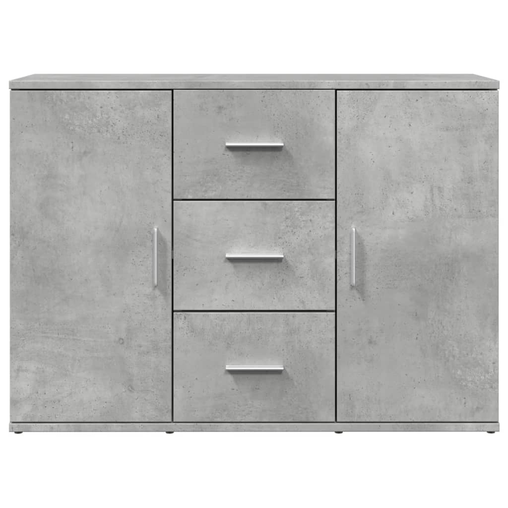 vidaXL Dulap, gri beton, 90,5x29,5x65 cm, lemn prelucrat