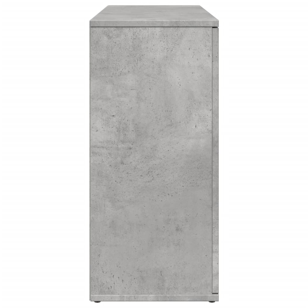 vidaXL Dulap, gri beton, 90,5x29,5x65 cm, lemn prelucrat