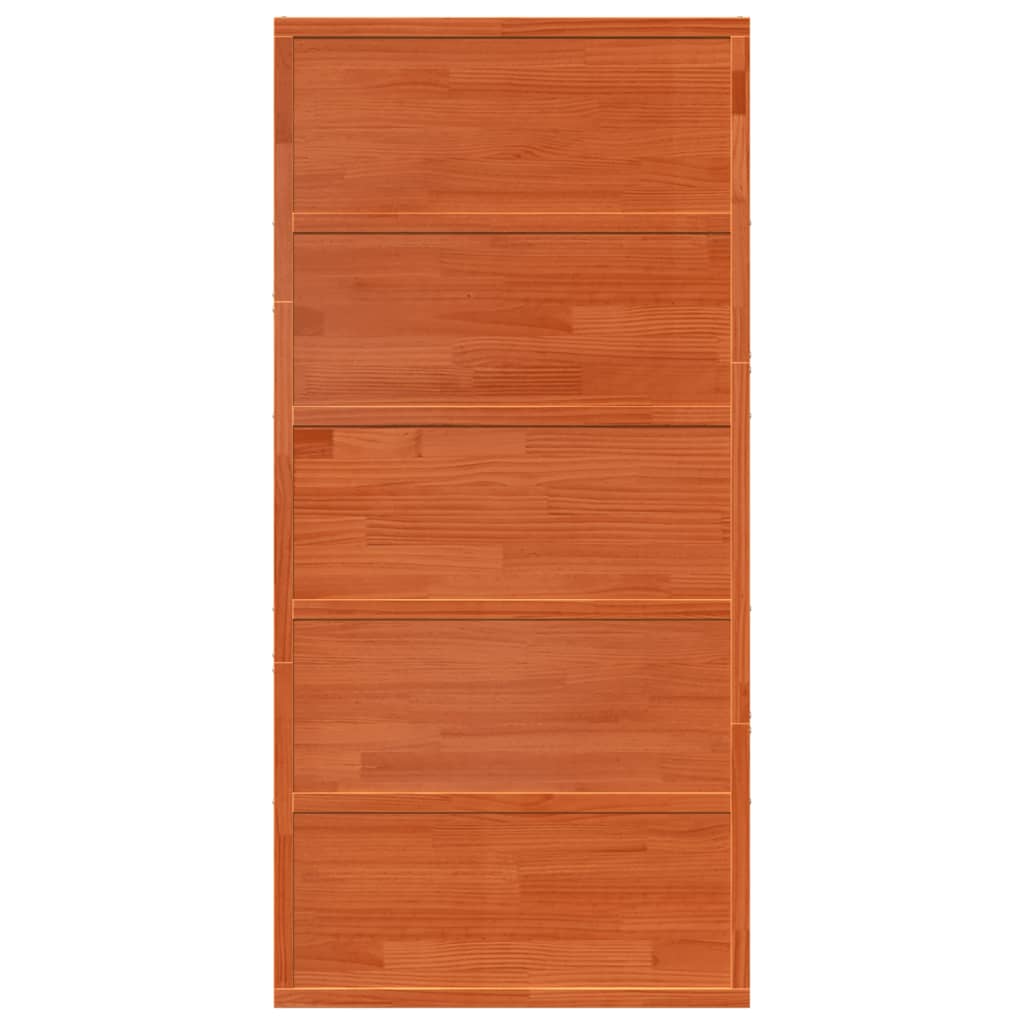 vidaXL Ușă de hambar, maro ceruit, 100x208 cm, lemn masiv de pin vidaXL Ușă de hambar, maro ceruit, 100x208 cm, lemn masiv de pin