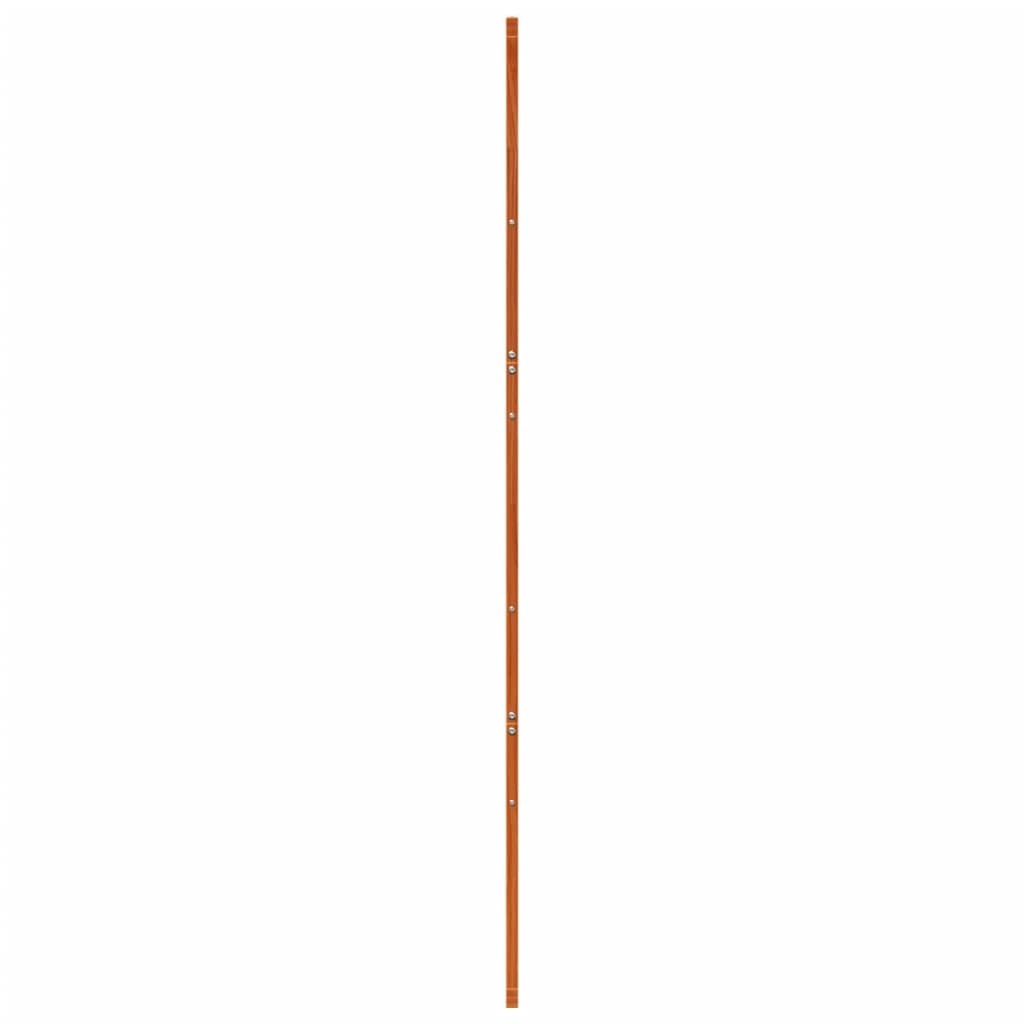 vidaXL Ușă de hambar, maro ceruit, 90x208 cm, lemn masiv de pin