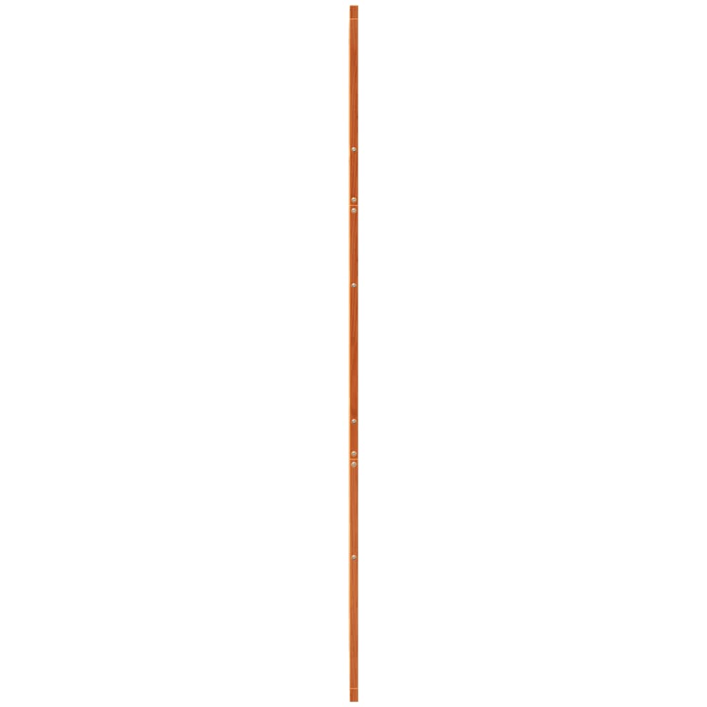 vidaXL Ușă de hambar, maro ceruit, 90x208 cm, lemn masiv de pin