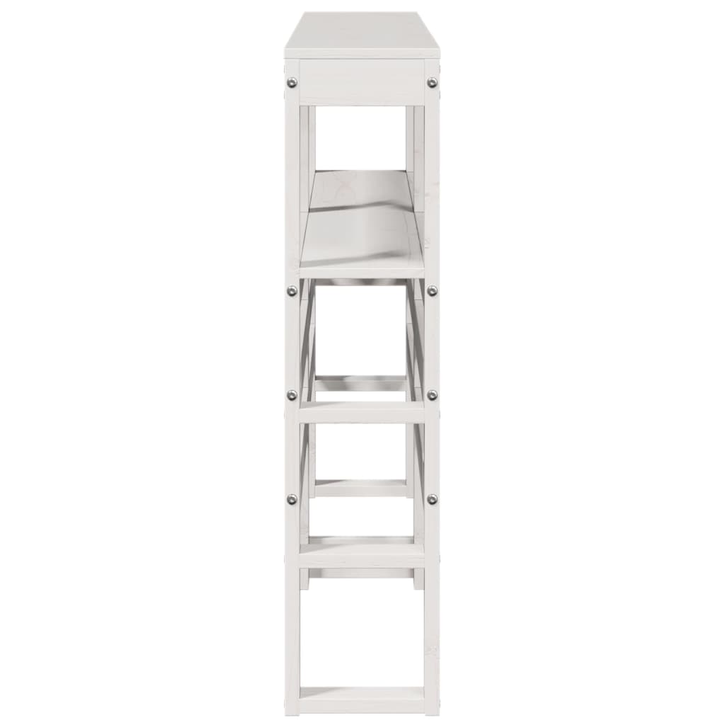 vidaXL Tăblie de pat cu rafturi, 160 cm, lemn masiv de pin