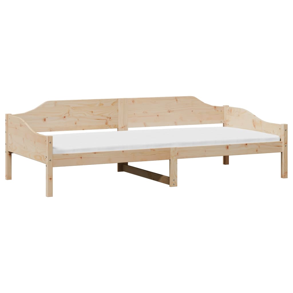 vidaXL Cadru de pat fără saltea, 90x200 cm, lemn masiv pin