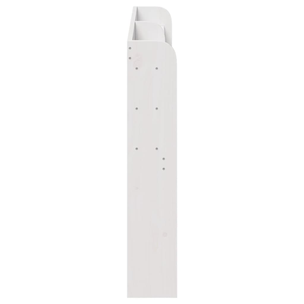 vidaXL Tăblie de pat cu rafturi, 150 cm, lemn masiv de pin