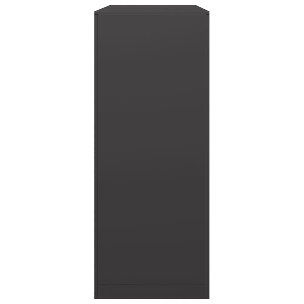 vidaXL Rastel pentru lemne de foc, negru, 100x40x100 cm, oțel vidaXL Rastel pentru lemne de foc, negru, 100x40x100 cm, oțel
