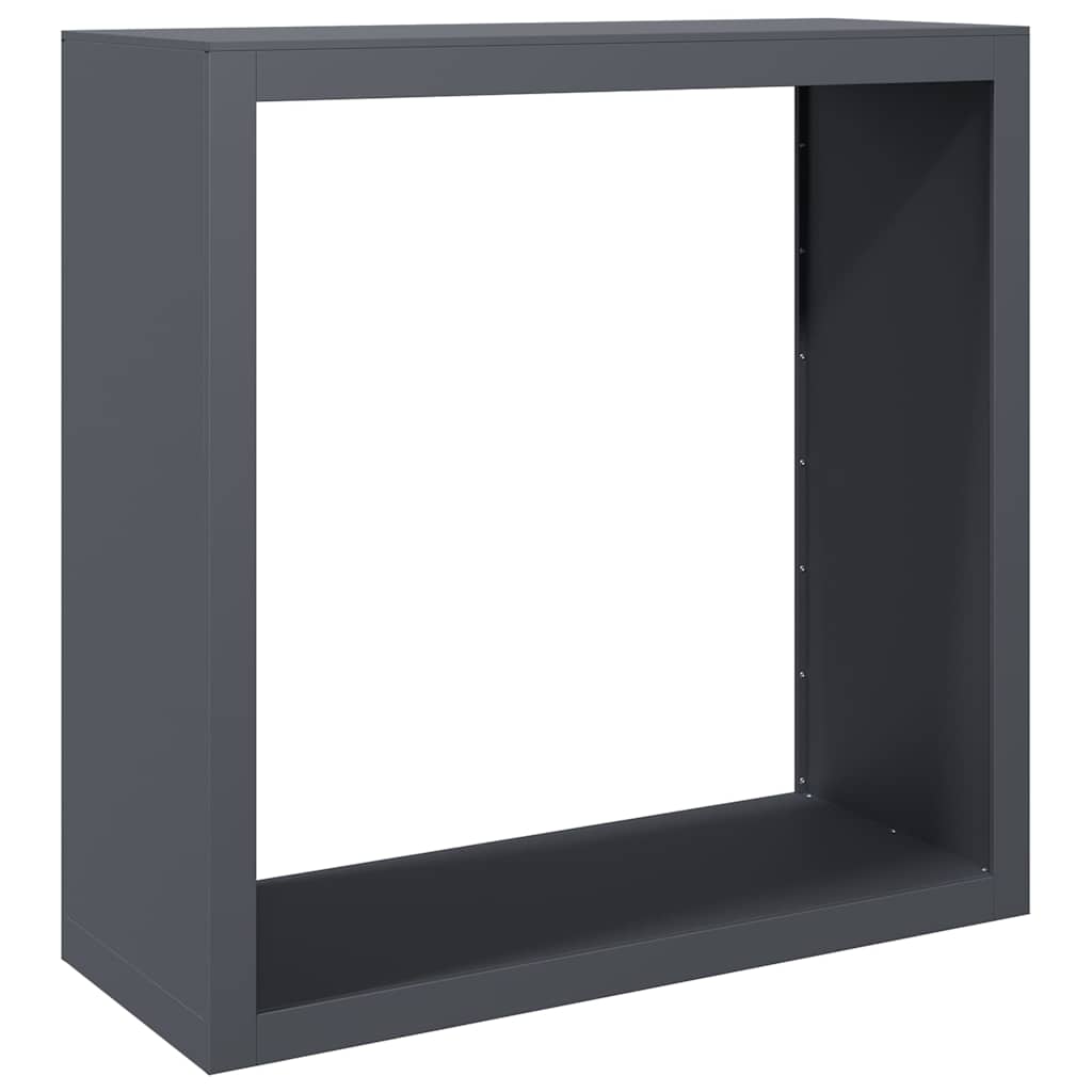 vidaXL Rastel pentru lemne de foc, antracit, 100x40x100 cm, oțel vidaXL Rastel pentru lemne de foc, antracit, 100x40x100 cm, oțel