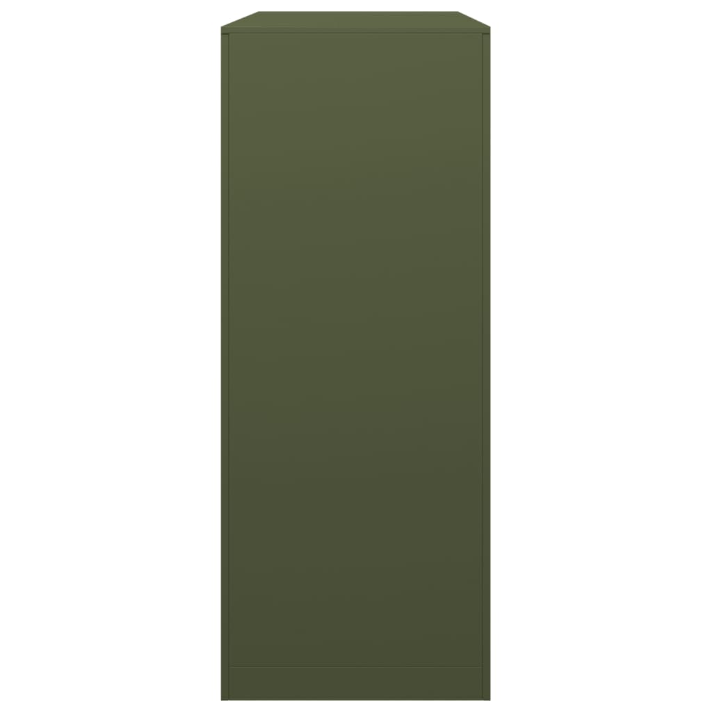 vidaXL Rastel pentru lemne de foc, verde, 100x40x100 cm, oțel vidaXL Rastel pentru lemne de foc, verde, 100x40x100 cm, oțel