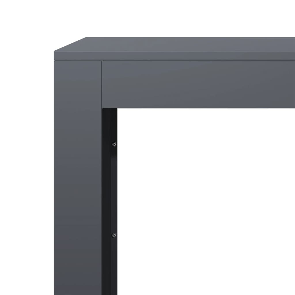 vidaXL Rastel pentru lemne de foc, antracit, 100x40x80 cm, oțel vidaXL Rastel pentru lemne de foc, antracit, 100x40x80 cm, oțel