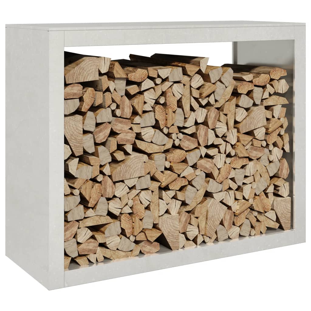 vidaXL Suport pentru lemne de foc, 100x40x80 cm, oțel inoxidabil vidaXL Suport pentru lemne de foc, 100x40x80 cm, oțel inoxidabil