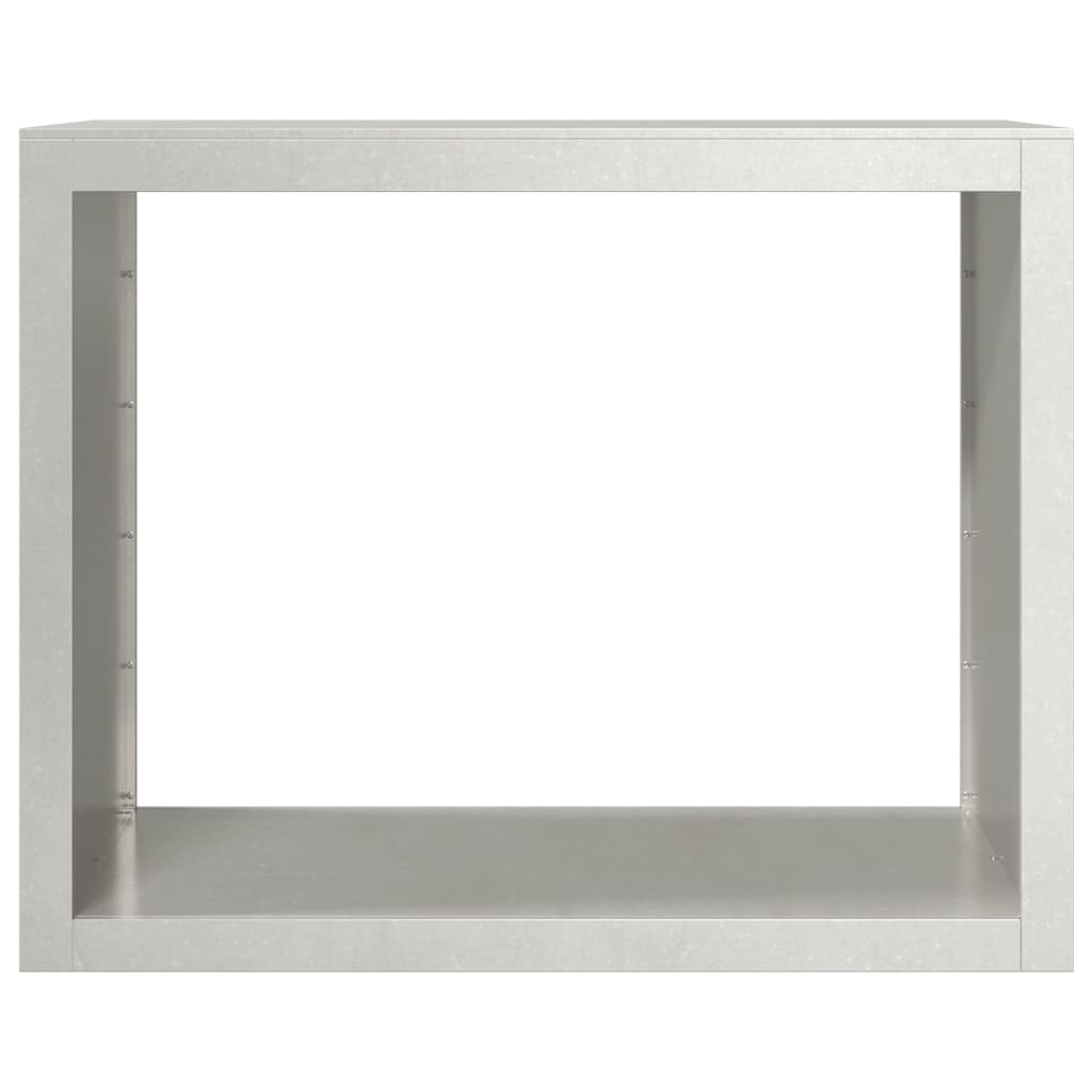 vidaXL Suport pentru lemne de foc, 100x40x80 cm, oțel inoxidabil vidaXL Suport pentru lemne de foc, 100x40x80 cm, oțel inoxidabil