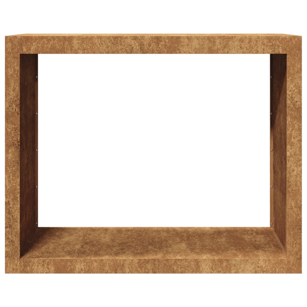 vidaXL Suport pentru lemne de foc 100x40x80 cm Oțel pentru intemperii vidaXL Suport pentru lemne de foc 100x40x80 cm Oțel pentru intemperii